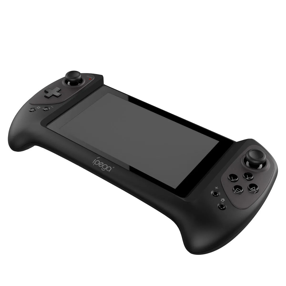 Black Bluetooth wireless gamepad for Nintendo Switch with ergonomic curved grip design
