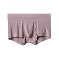Seamless modal men's underwear in green colour showing mid-waist design