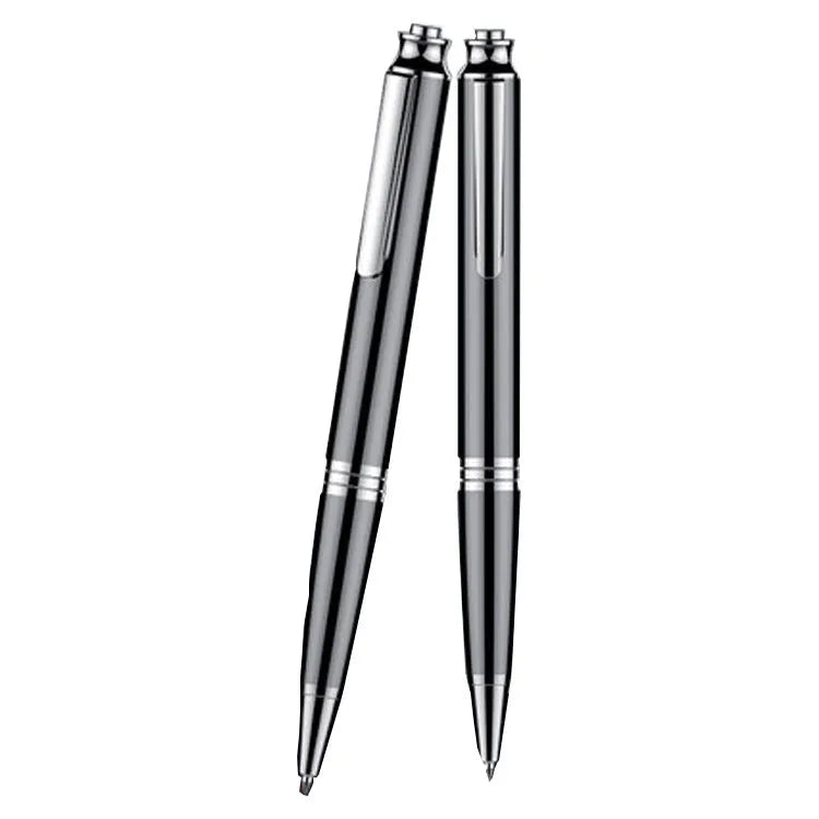 Black pen-shaped USB voice recorder and MP3 player, 120mm long.