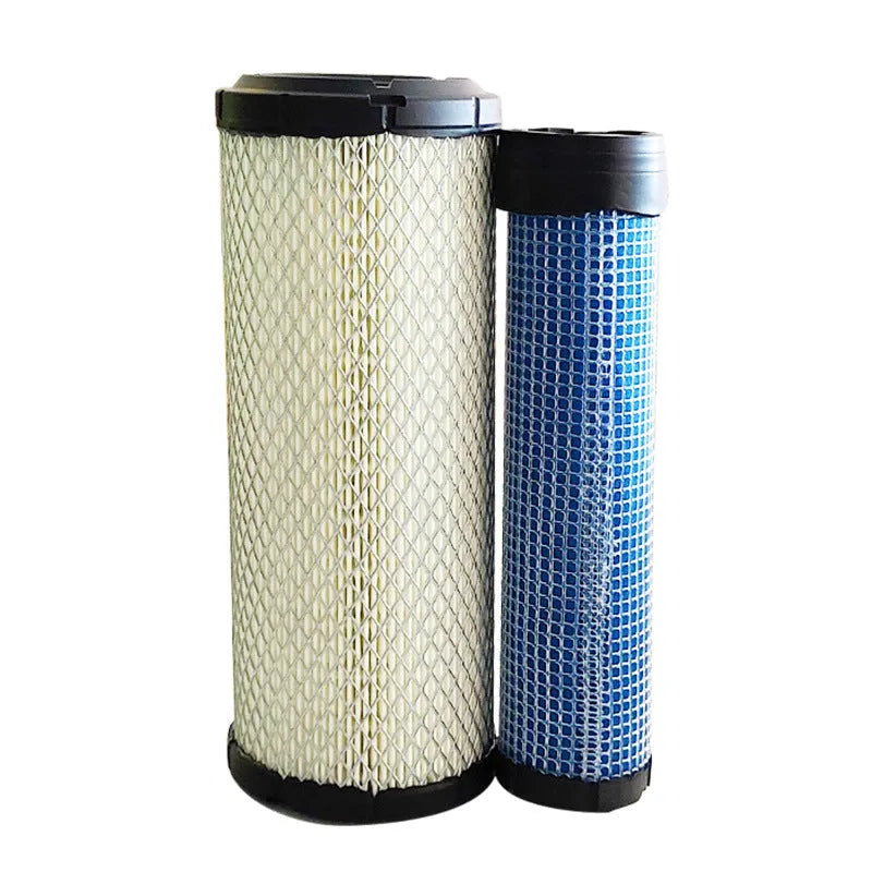 Donaldson 1027 engine air filter with folding element showing 106cm diameter measurement