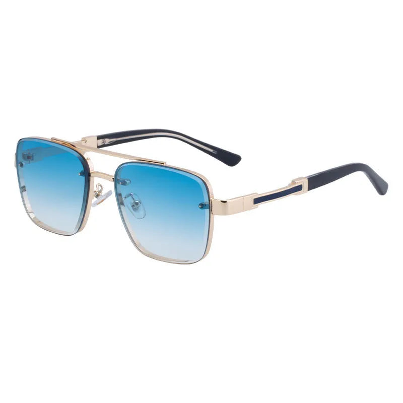 Men's vintage sunglasses with UV protection PC lenses in various colour options.