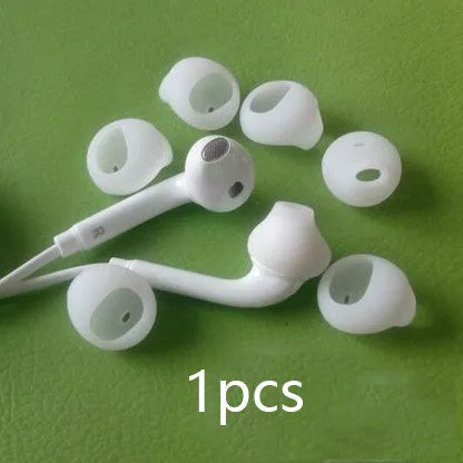 Black and white silicone protective sleeves for Samsung Galaxy S6 Edge G9200 G9250 G920A earphones