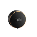 Smart auto-sensing wall-mounted foam dispenser in black with USB charging port