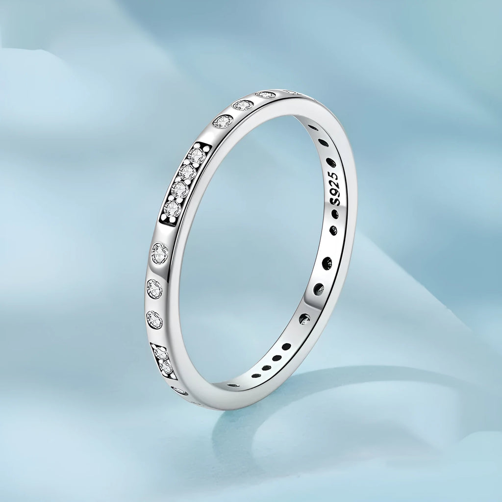 Oxidised black silver alloy ring with 'I Love You' Moss Password engraving