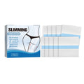 Box of 10 square body shaping sticker patches for navel tightening and contouring.