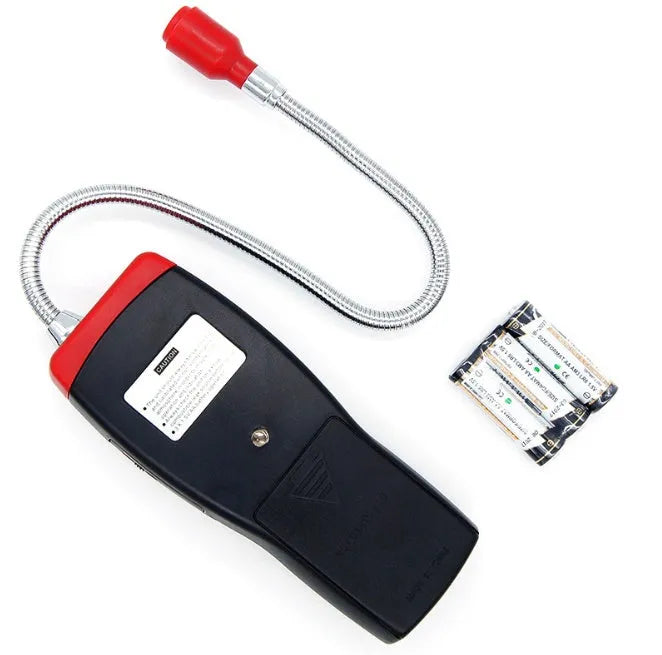 AS8800L portable flammable gas detector with LED display and compact handheld design