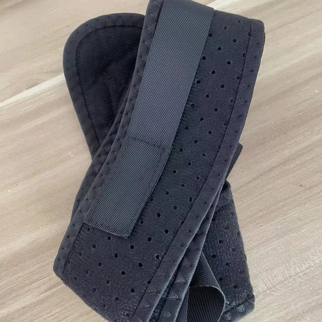 Adjustable nylon back correction band for posture support during sitting activities