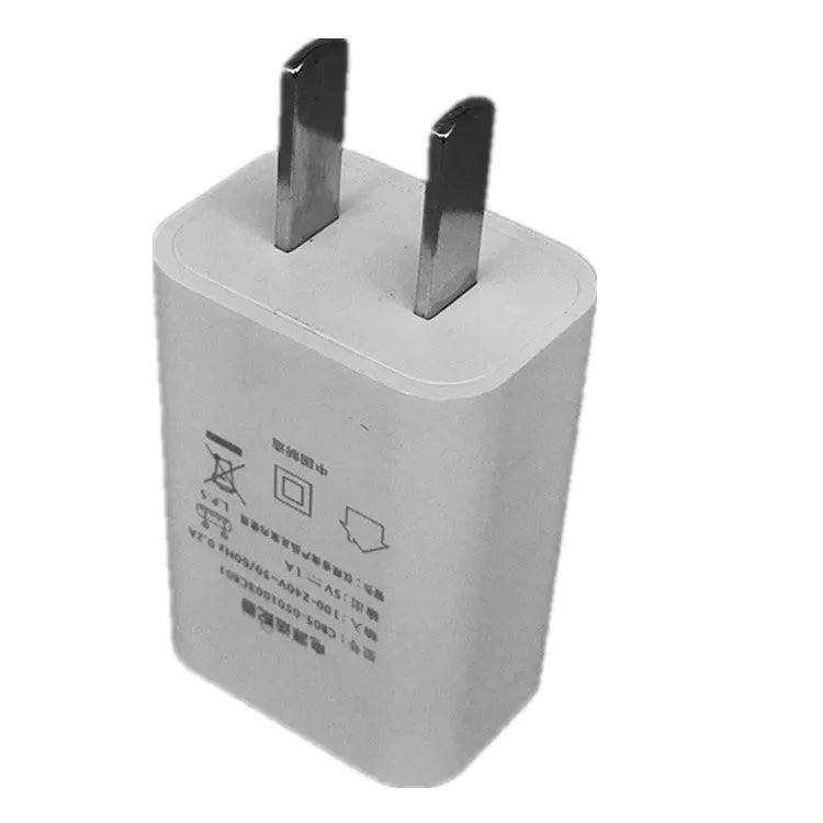 White 5V 1A USB mobile phone charger with CE FCC certification for China Unicom M1/S models