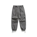 Men's casual trousers in thin ice silk nylon fabric with straight leg design in multiple colour options