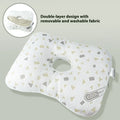 Beauty salon single-hole ear pillow in grey colour measuring 39x28x6 cm