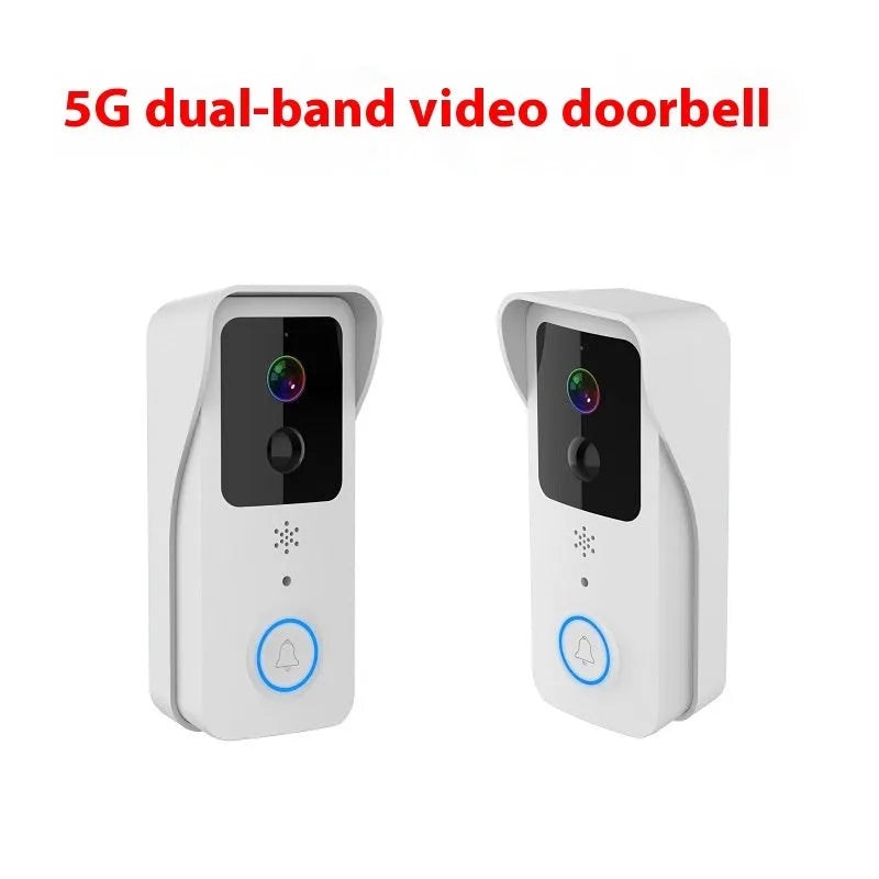 Smart waterproof visual doorbell with 18650 battery for wireless HD intercom security