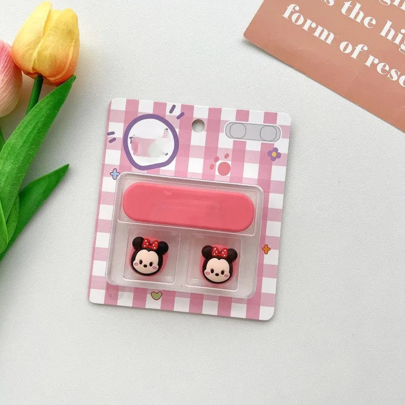 Plastic cartoon-design magnetic data cable fixer for desktop organisation in assorted colours