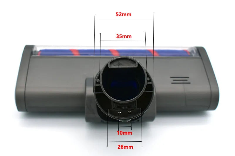 Soft velvet rolling brush floor head accessory for Dyson V7 V8 V10 V11 vacuum cleaners