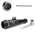 M4 universal motorcycle exhaust pipe in multiple colour finishes with back pressure variants