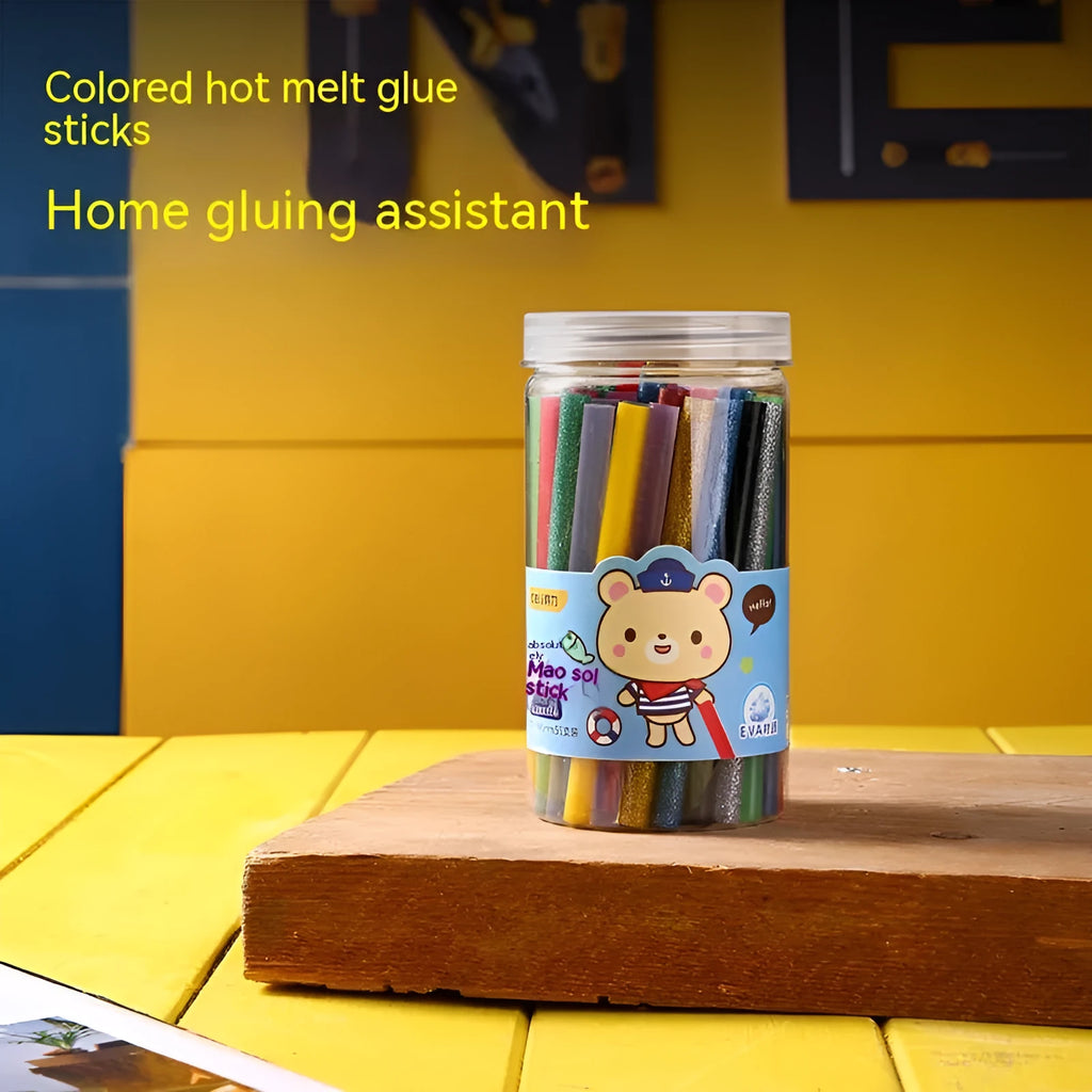 55 transparent hot melt adhesive sticks with 7.0mm diameter for glue guns