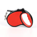 Retractable dog lead in pink, light blue, green, red, dark blue or grey, 3m or 5m, ABS housing, supports 25kg