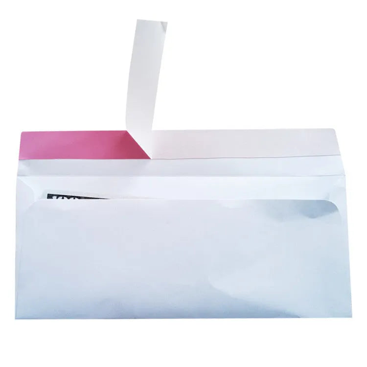 Blue confidential security envelope with tamper-evident self-adhesive seal measuring 105 x 240mm
