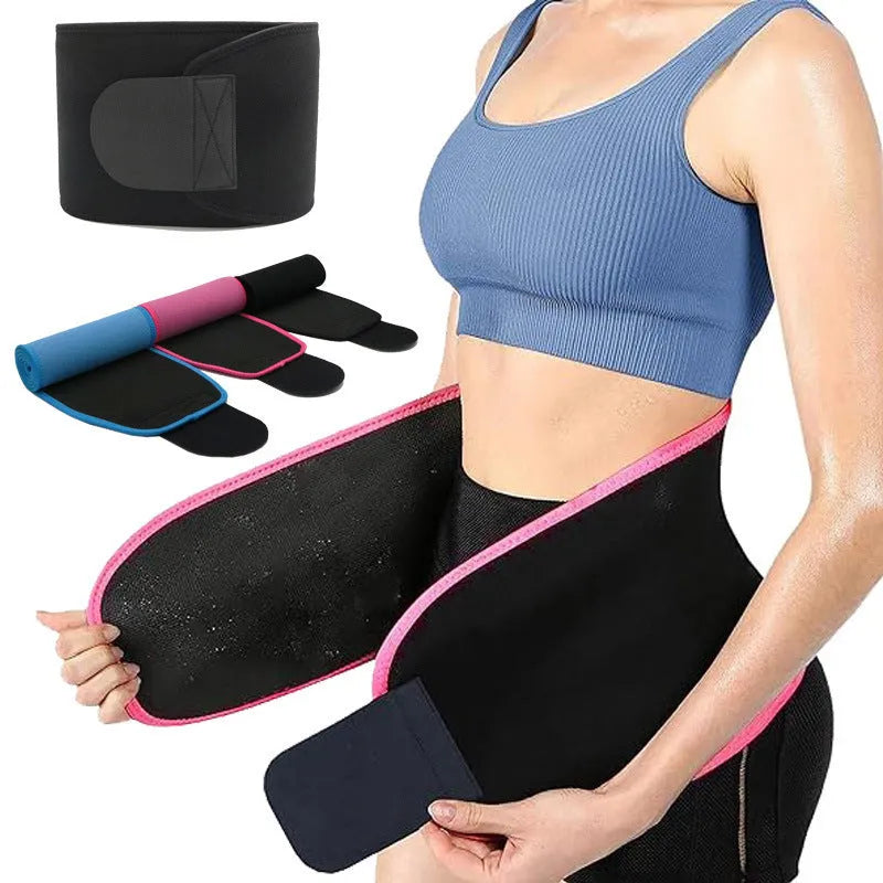 Neoprene lumbar support belt for adult fitness and sports activities in black colour
