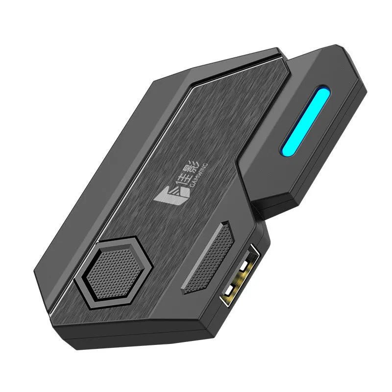 Chicken Throne gaming converter showing USB interface and official configuration colour