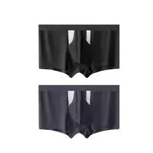 Ice silk double-layer training shorts in various colours showing hole bag design for breathability.