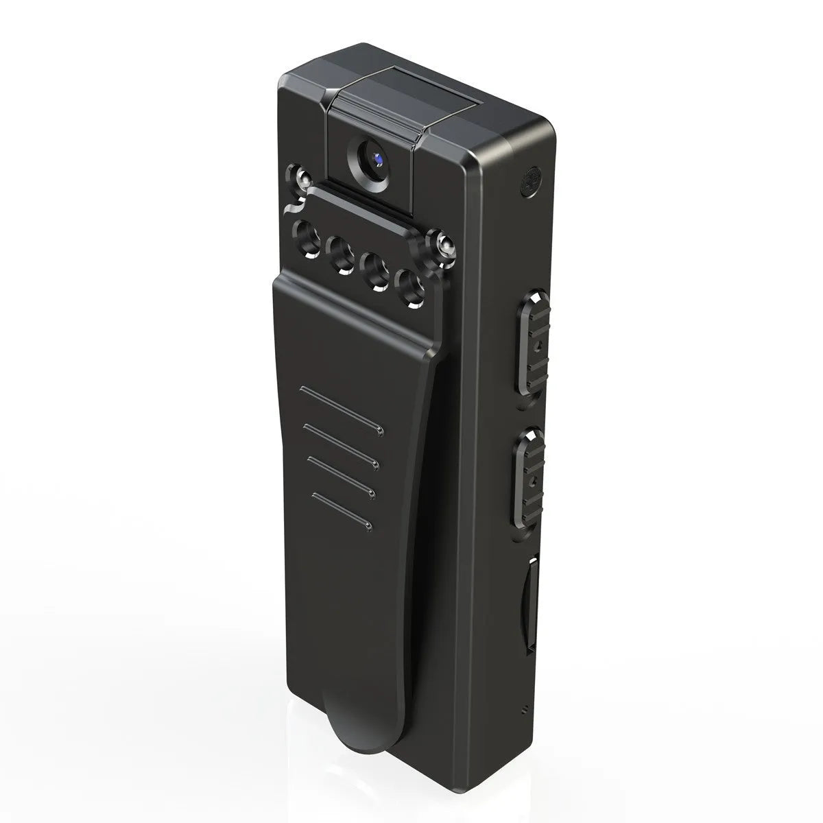 Black 1080p HD DV home camera with a rotating lens on an ABS plastic body.
