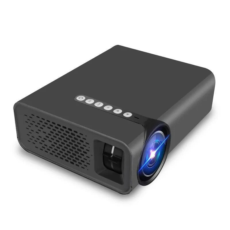 YG530 mini mobile phone projector with wireless connectivity in black or white colour options