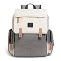 LAND Mommy large Oxford cloth diaper backpack with changing mat in grey colour