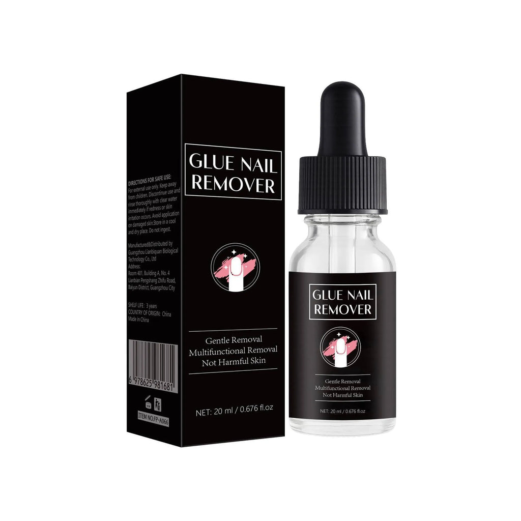 20ml bottle of professional nail glue remover with FP-A066 specification