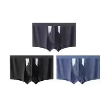 Ice silk double-layer training shorts in various colours showing hole bag design for breathability.