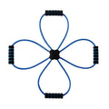 Blue eight-character TPR shoulder puller fitness equipment for women with cross tension device