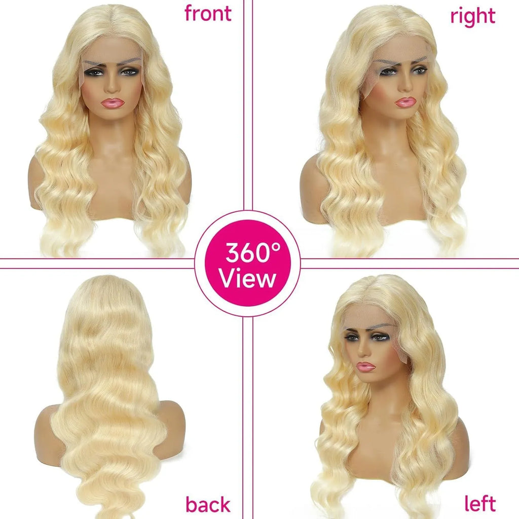 Women's synthetic front lace wig with medium-long curly hairstyle in M1/539/613 multi-tone colours