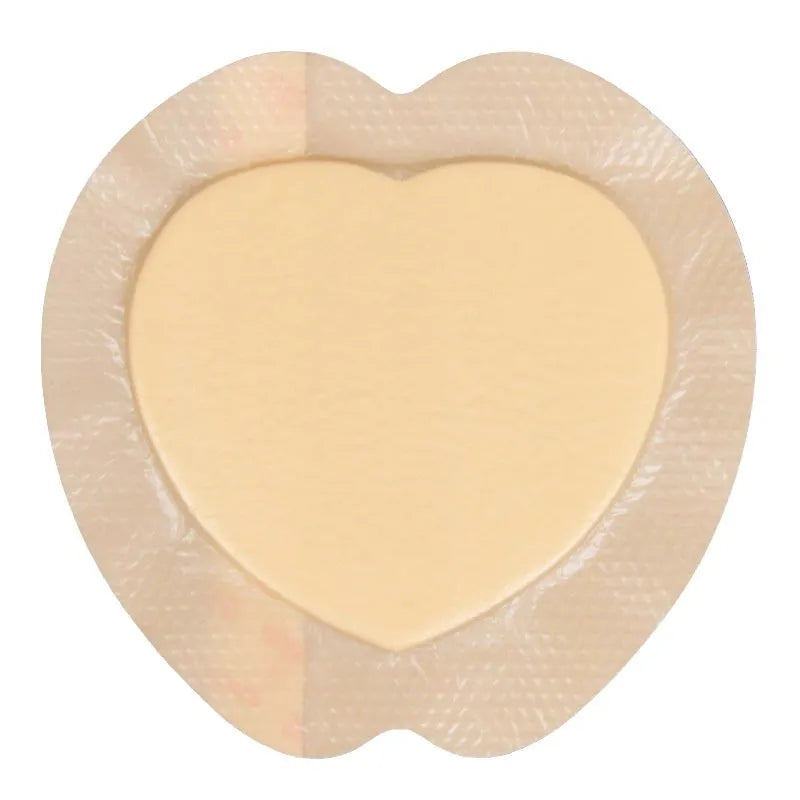 Large skin-colour bedsore sticker with silica gel foam dressing for pressure sore prevention