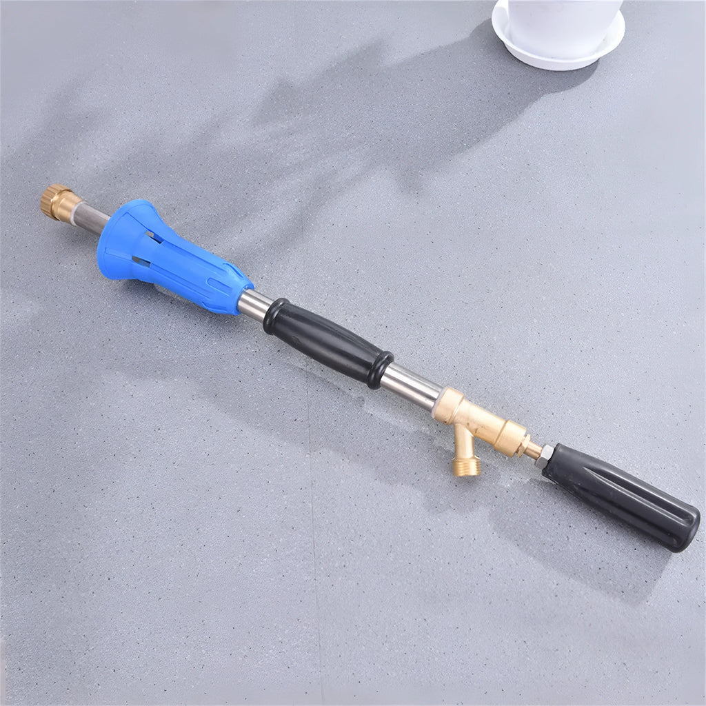 Submachine gun style agricultural spray gun for adjustable pesticide spraying
