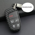 Silicone car key case for Dodge Chrysler Fiat remote keys with buckle closure