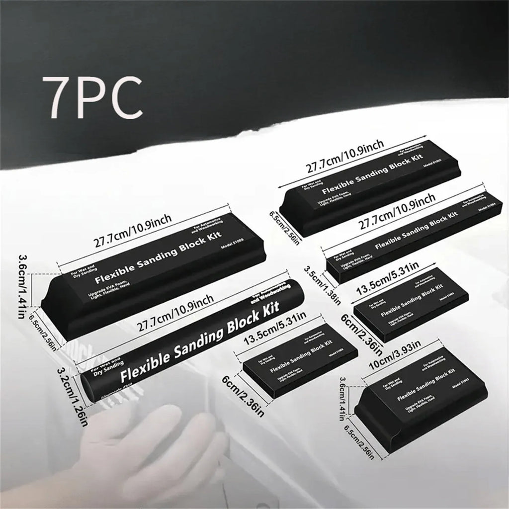 Seven black EVA frosted blocks with metal construction for stage and set design