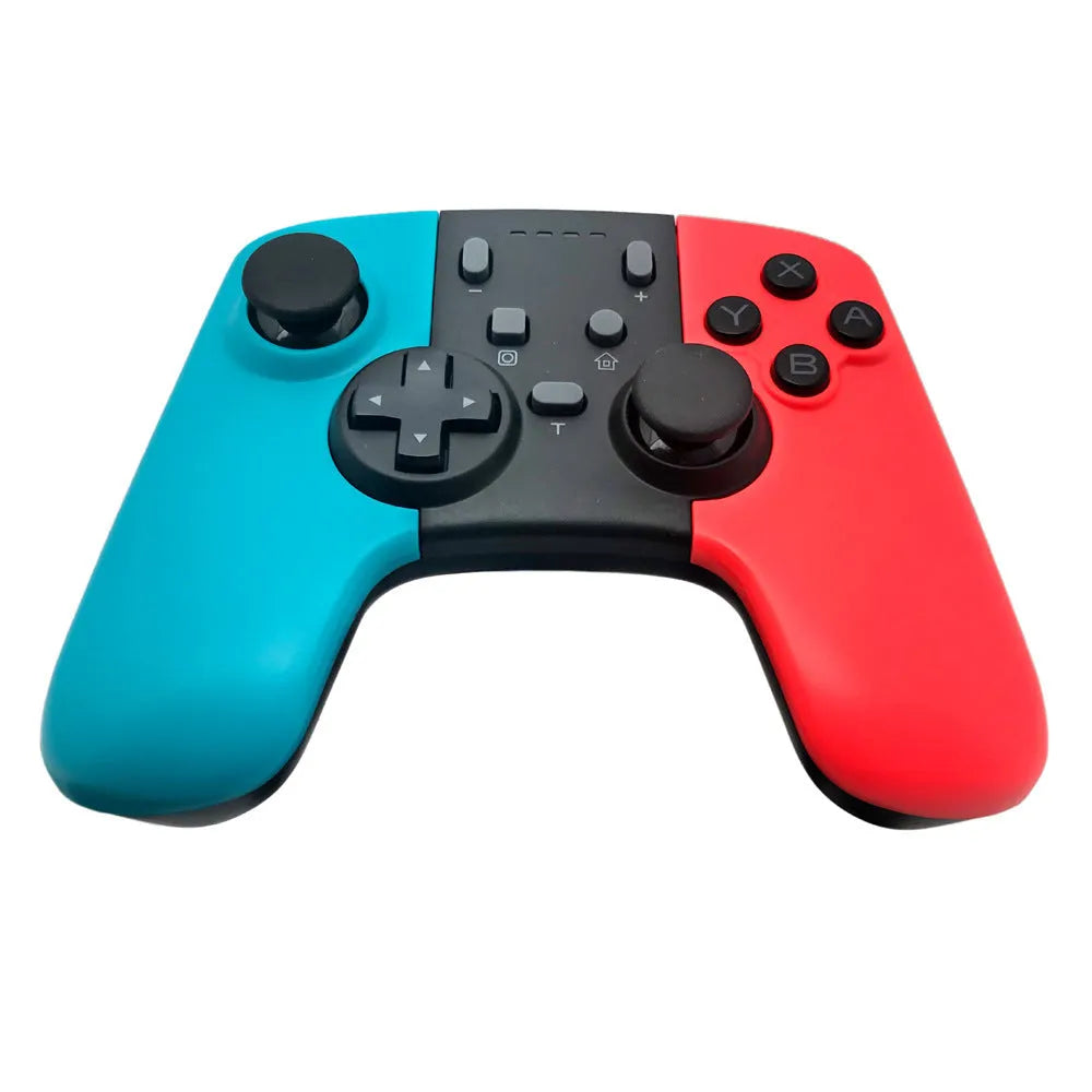 SWH wireless Nintendo Switch game controller with analogue sticks, action buttons and LED indicators