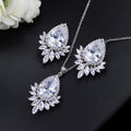 Wedding jewellery set with multi-strand beaded necklace, bracelet and earrings in blue, red and white colour options