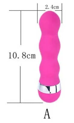 Realistic mini dildo vibrator with six vibration setting options