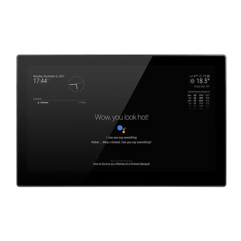 13.3 inch integrated computer voice assistant with CM4 main control and touch display screen