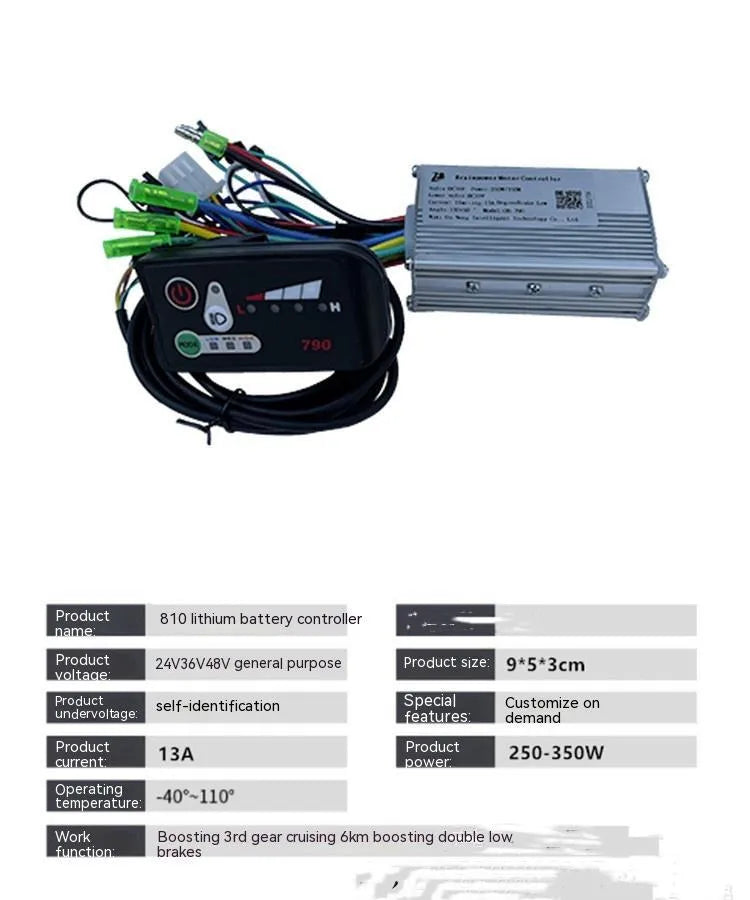 790 Mignon Maimai 6-tube electric bicycle scooter motor controller for 24V 36V 48V systems