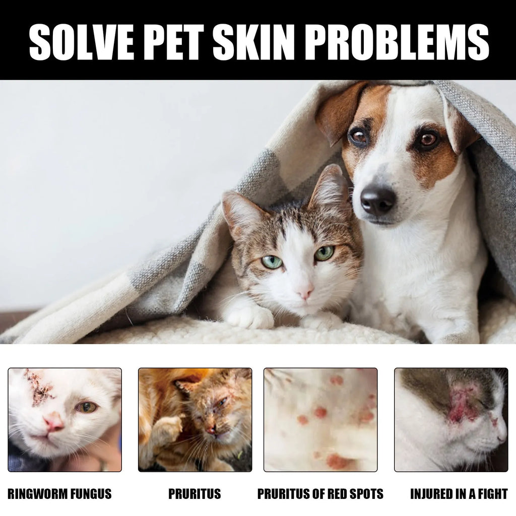 30ml cat skin spray atomizing bottle, 10.3cm by 2.8cm, 52g gross weight, for gentle cat coat cleaning