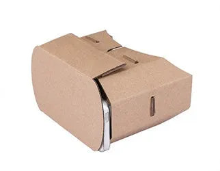 Virtual reality VR glasses made from paper cardboard compatible with 4-6 inch smartphones