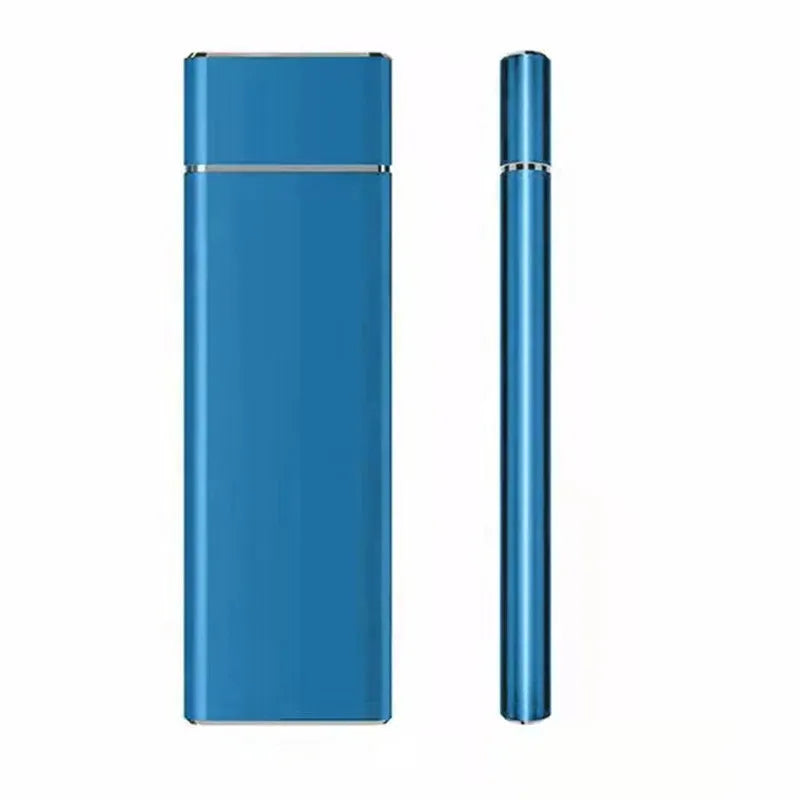 6TB external mobile hard disk with ultra-thin metal shell in multiple colour options