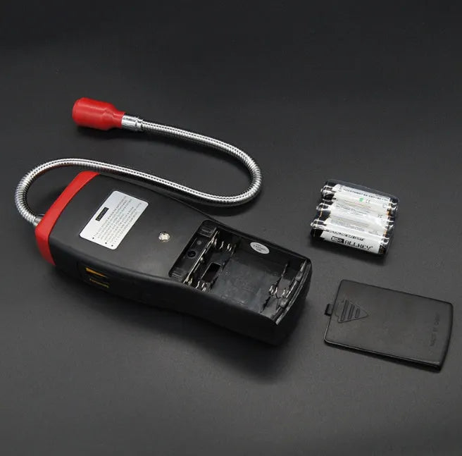 AS8800L portable flammable gas detector with LED display and compact handheld design