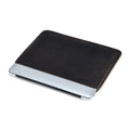 Brown genuine leather computer liner bag for men with crazy horse leather finish and multi-functional design