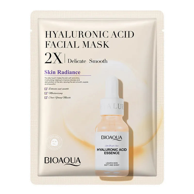 30g collagen face mask sheet with hyaluronic acid skincare treatment