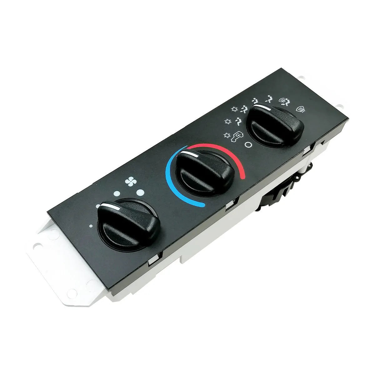 Black automotive air conditioning control panel for Jeep Wrangler 2005-2006 with OE number 55056558AA