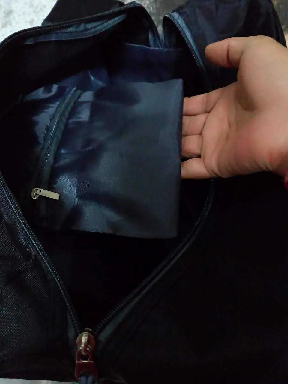 Nylon yoga and gym bag shown in multiple colours including black, blue, green, pink, purple, and red options