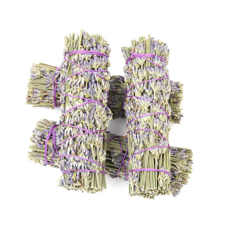 4-inch natural dried flower aromatherapy stick with lavender fragrance