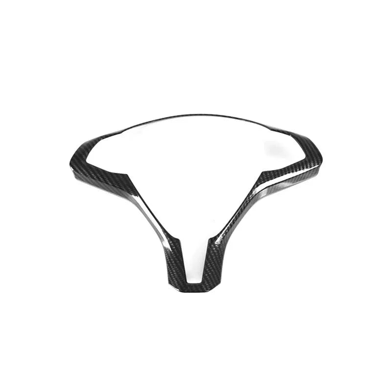 Carbon fibre colour ABS plastic steering wheel decorative frame for Tesla Model S special models